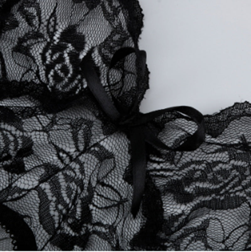 Sexy Lingerie Front Slit Nightdress